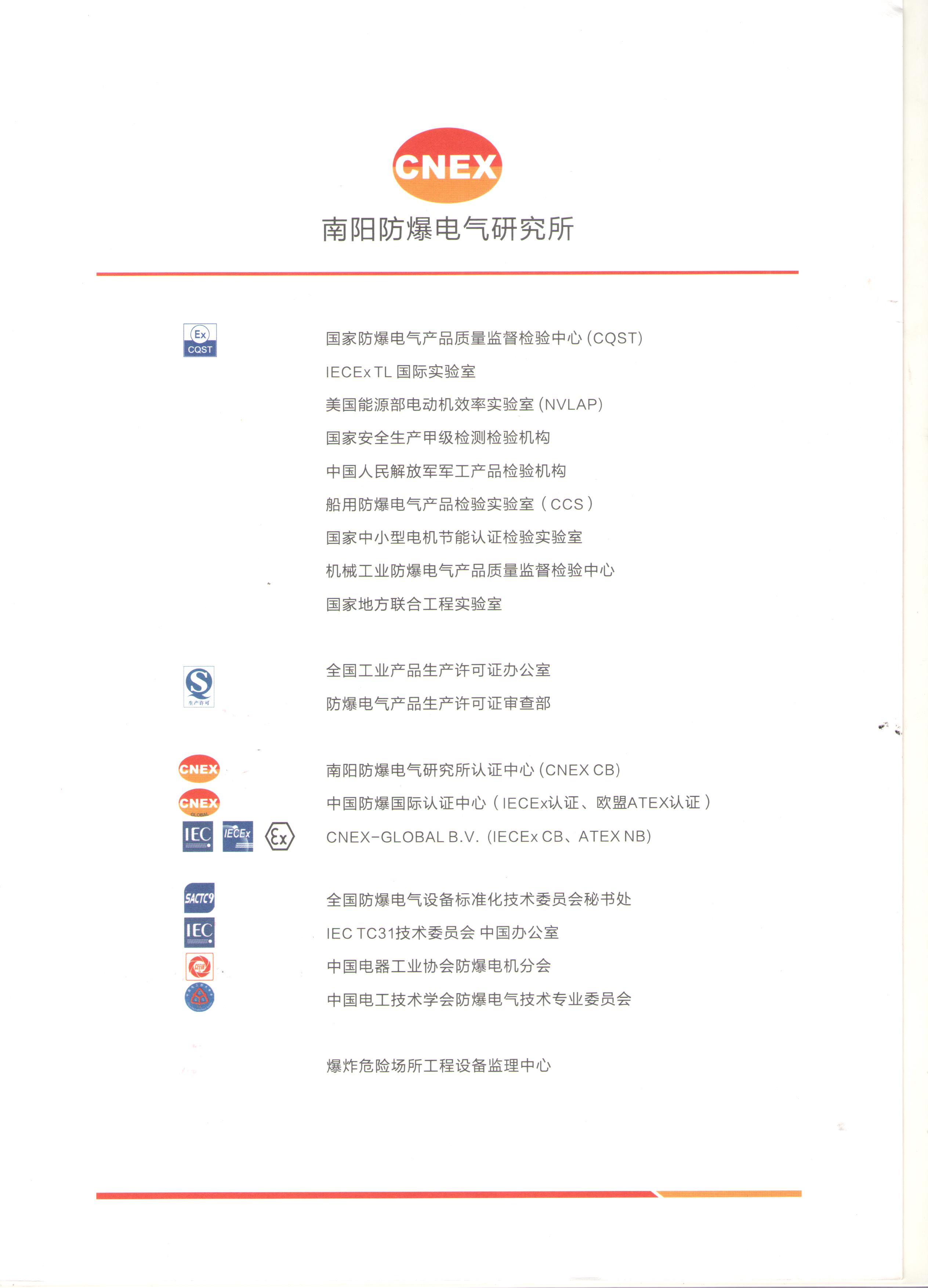 YB3防爆合格證
